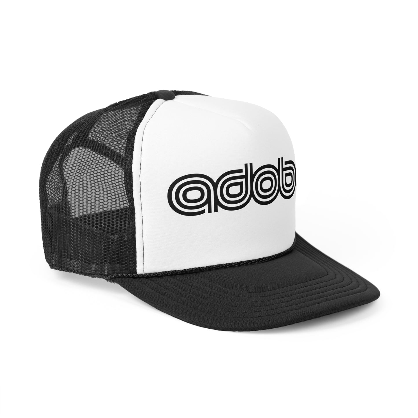Adobo Multi-lines Black Black Trucker Hat
