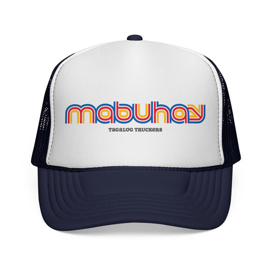 Mabuhay Dark Navy Blue Trucker Hat