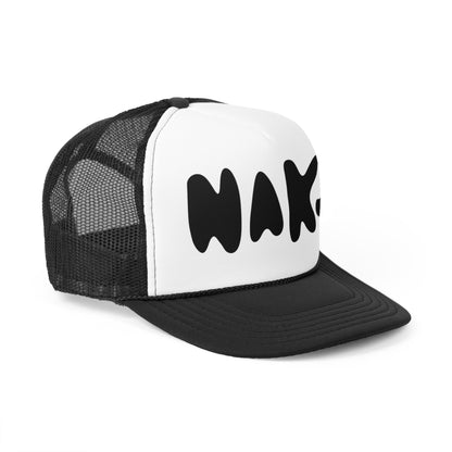 Naks Black Trucker Hat