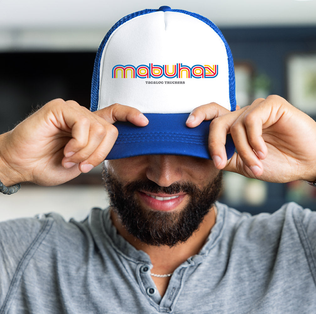 Mabuhay Multi-Color Royal Blue Trucker Hat