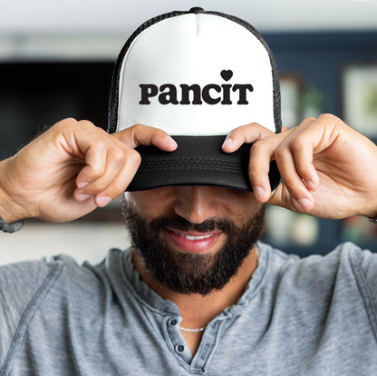 Pancit Love  Black Trucker Hat
